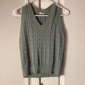 Teal sweater vest